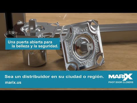 Guía de Instalación de Cierrapuertas Marix para Puertas Pivotantes de Madera, Vidrio y Alumínio.